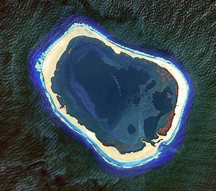 Clipperton Island Satellite Image
