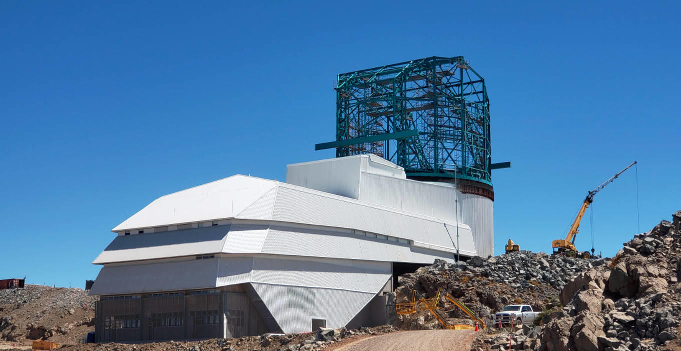 The Vera C. Rubin Observatory, April 2019. Credit LSST Project/NSF/AURA