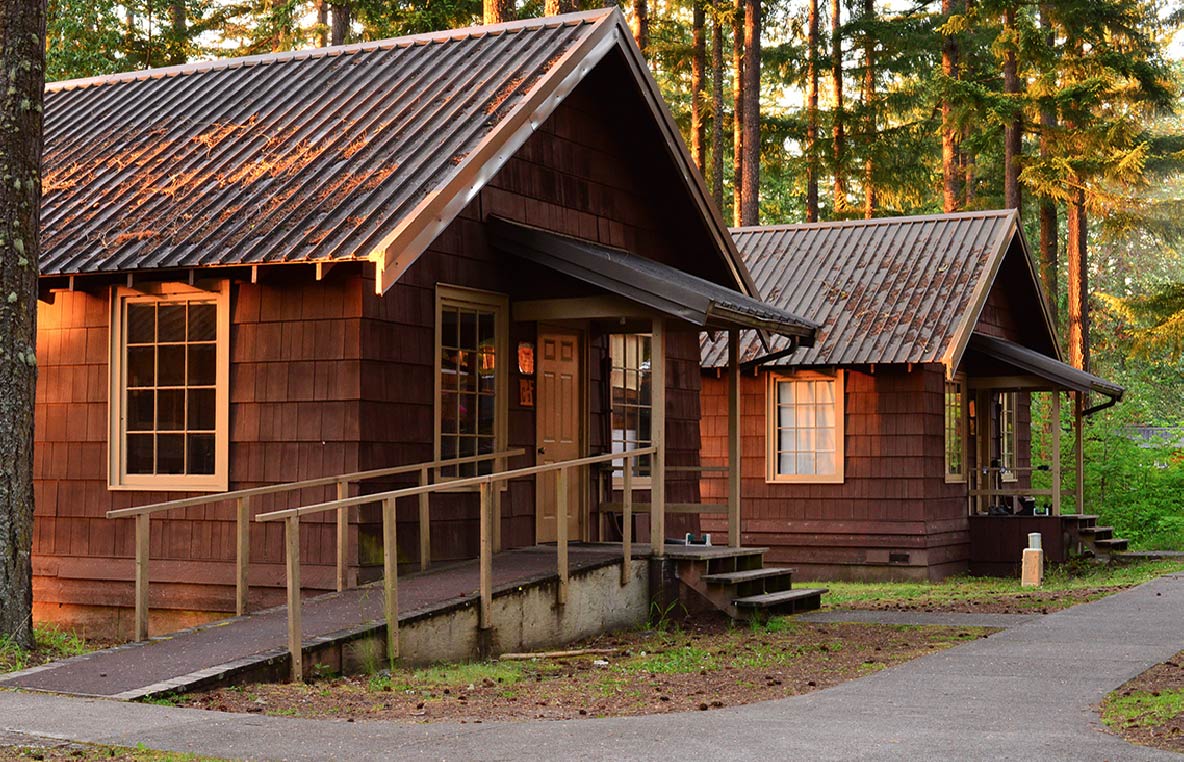 Cabins at Pack Forest