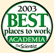 best places ot work - academia