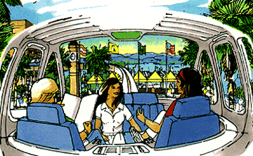 TAXI 2000 Vehicle Interior