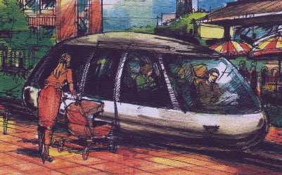 sketch of austrans
vehicle