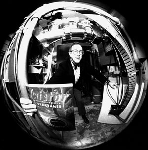 [John in bubble]