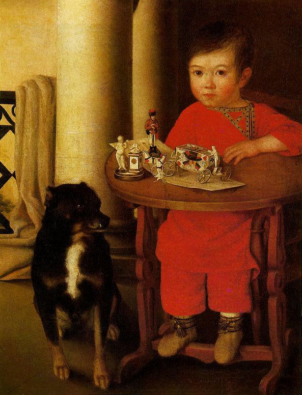 Boy with Toys