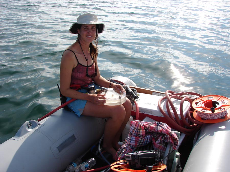 Alyssa on the Water Boat 2