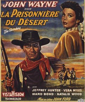 French-language poster of The Searchers