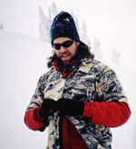 Mike E. dressing up as Steve the snow
troll Henderson