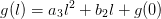 g(l) = a_3 l^2 + b_2 l + g(0)