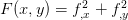 F(x,y) = f_{,x}^2 + f_{,y}^2