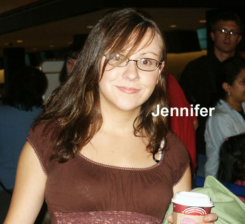 Jennifer Iovanne (at least I hope this 
is you! Let me know if I've mis-ID'd anyone).