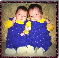 posing in their new outfits
