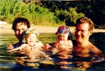 The whole family frolics!