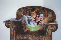 Laura reading