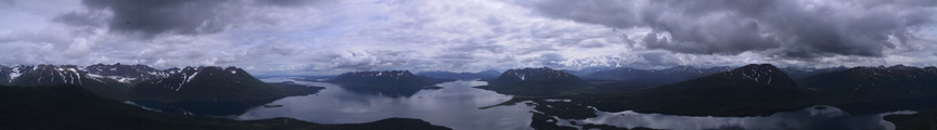 Panarama view from Church Mtn in SW Alaska