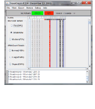 image of screenshot of the software spotlighting the code