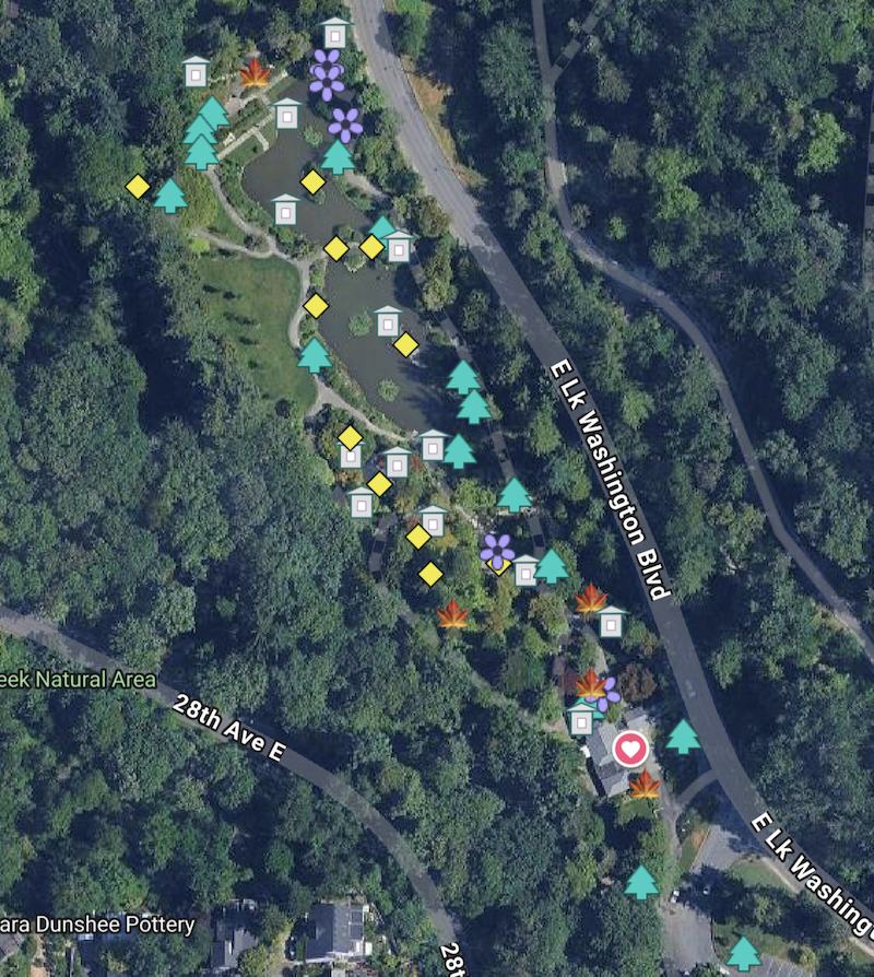 map of garden