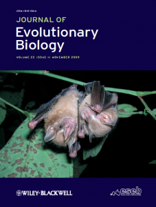 J Evol Biol Cover 2009
