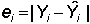 Formula for Absolute Error