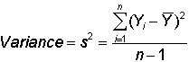 Variance Formula