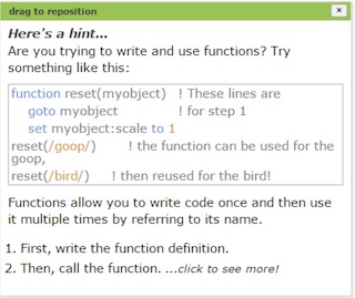A screenshot of the IdeaGarden prototype showing helpful content.