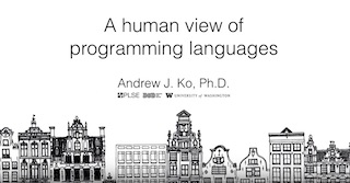 A screenshot fo the first slide of my keynote