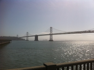A photograph of the Golden Gate Bridge