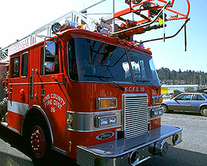 Why lime-yellow fire trucks are safer than red