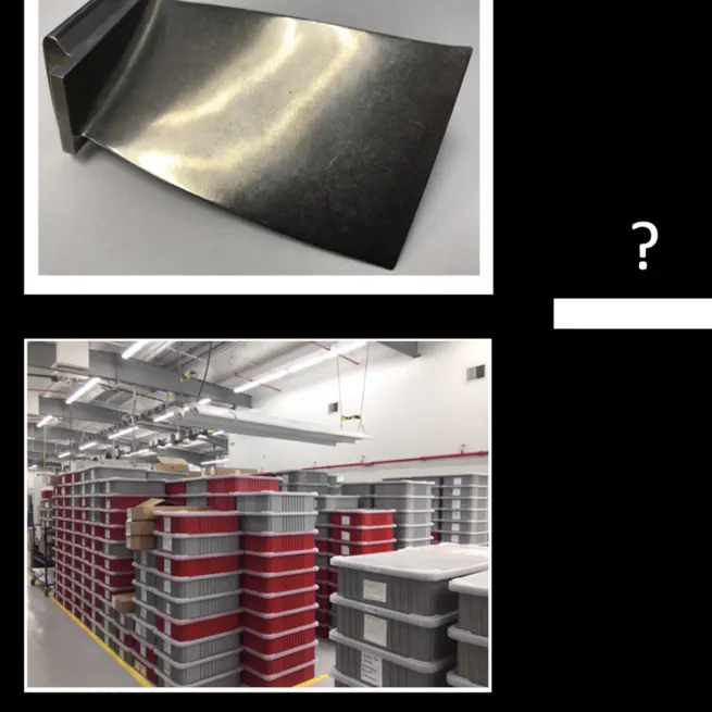 Robotic Inspection of Complex Metalic Parts