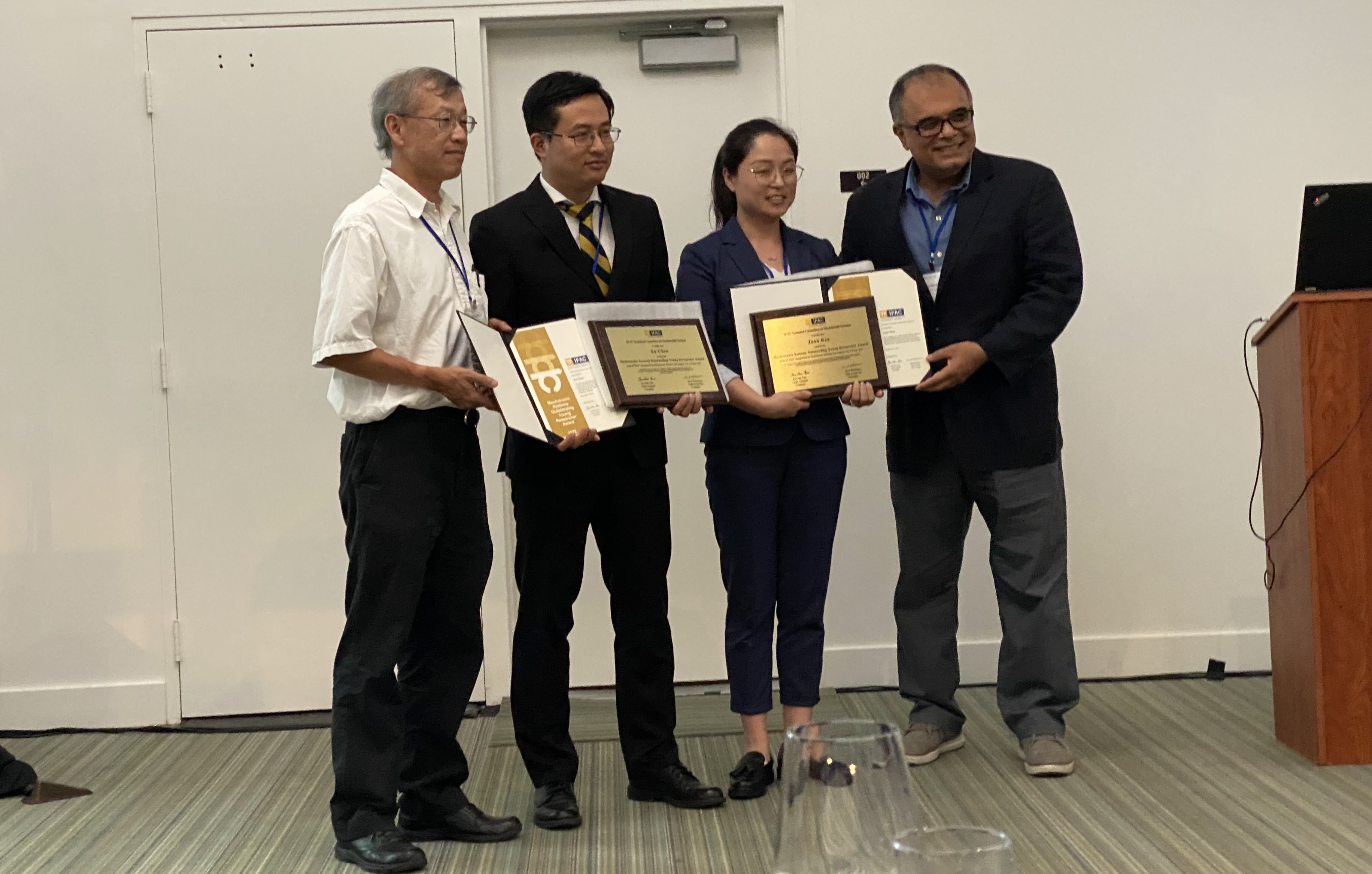 Mechatronic Systems Outstanding Young Researcher Award | Xu Chen