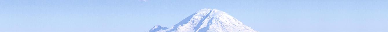 image of Mt.Rainier on a blue sky background