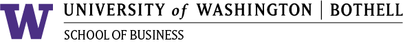 Logo: University of Washington Bothell, School of Business