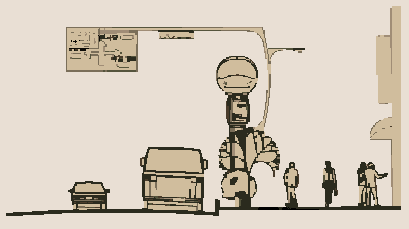 [cross-section of
guideway/vehicle]