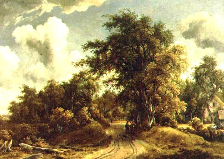 Hobbema's Woodland Road