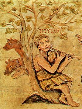 Tree in the Vergilius Romanus