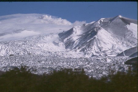 Mt. Etna supports a small ski resort