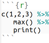 Code chunk example with markers