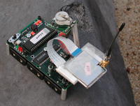 Sensor node in JPL Mars Yard