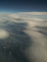 clouds from a plane