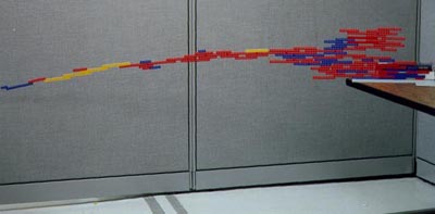 Legos crossed with genetic algorithms