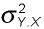 variance of Y controling for X